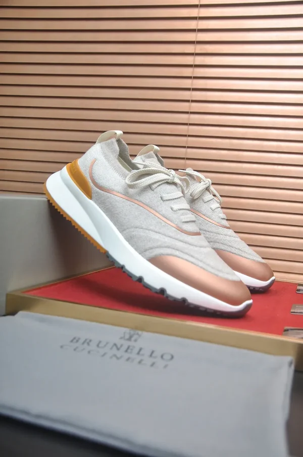 brunello-cucinelli-knit-runners-beige-suede-side-view-4 Brunello Cucinelli Knit Runners Men's Beige Suede
