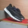 Brunello Cucinelli Knit Runners Black Suede Sneakers