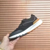 Brunello Cucinelli Knit Runners Men's Black Suede