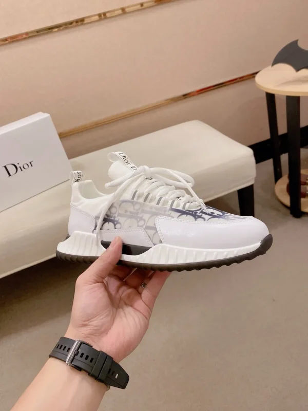 Dior D-Sketch Men's Nylon Calfskin Sneaker
