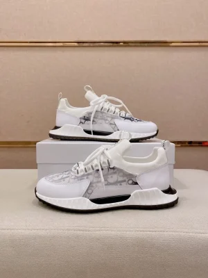 Dior D-Sketch Men's Nylon Calfskin Sneaker