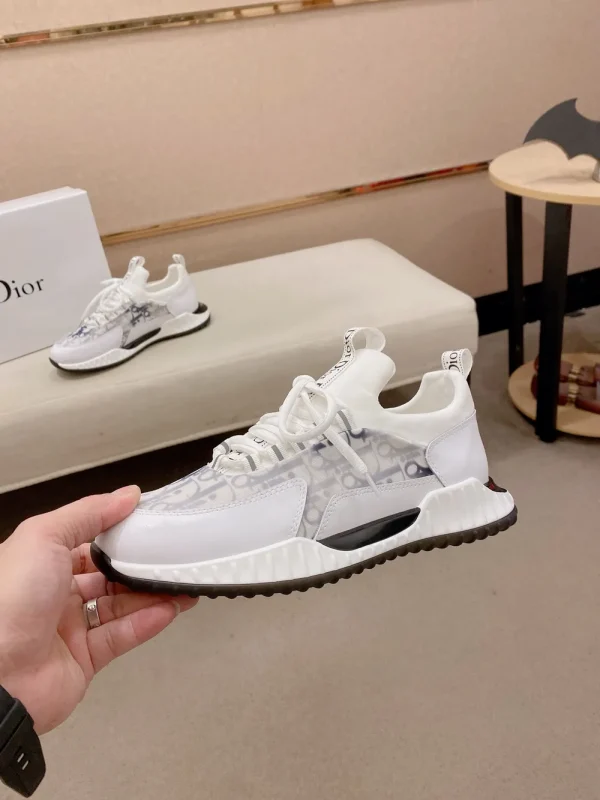 Dior D-Sketch Men's Nylon Calfskin Sneaker