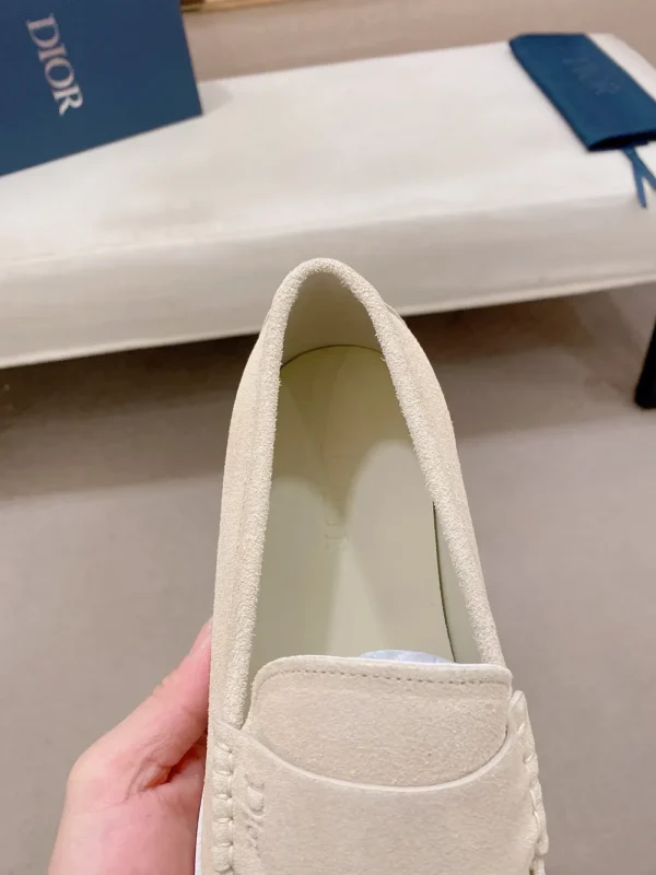 Dior Granville Men's Beige Suede Loafer - Sculptural Eleganc