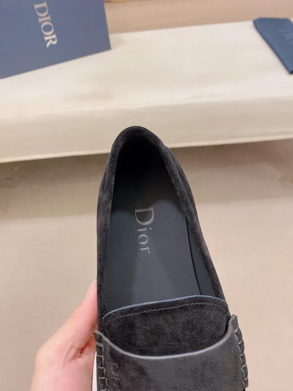Dior Granville Men's Black Suede Loafer - Unique Design