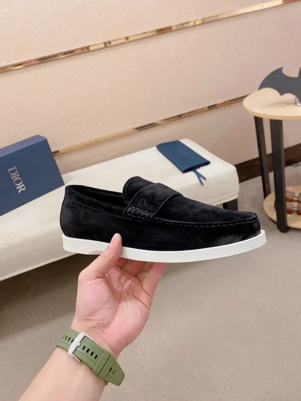 Dior Granville Men's Black Suede Loafer - Unique Design