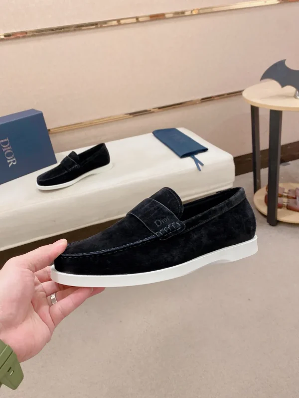 Dior Granville Men's Black Suede Loafer - Unique Design