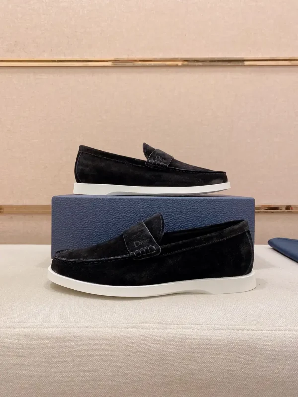 Dior Granville Men's Black Suede Loafer - Unique Design