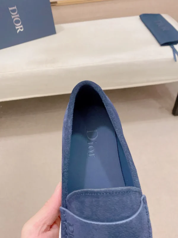 Dior Granville Men's Loafer - Deep Blue Suede