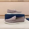 Dior Granville Gray Suede Loafers - Artful Design