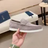 Dior Granville Gray Suede Loafers - Artful Design