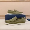 Dior Men's Olive Suede Penny Loafer - Artistic Design