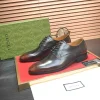 Gucci Men's Black Leather Derby with Cowhide Lining