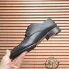 Gucci Men's Black Leather Logo Oxfords