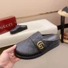 Gucci Men's GG Suede Slide with Foam Outsole