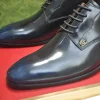 Gucci Men's Leather Logo Oxford - European Craft