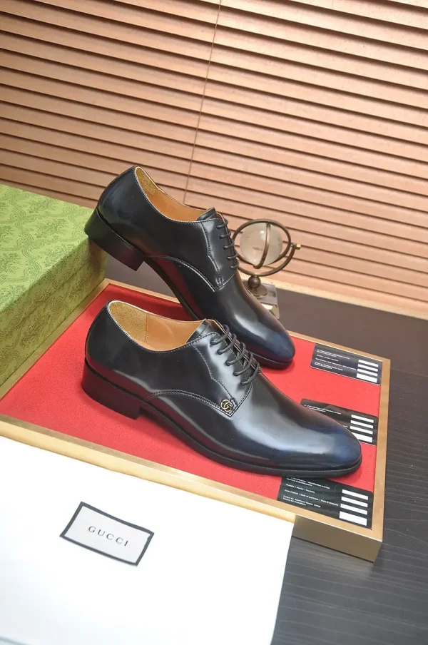 Gucci Men's Leather Logo Oxford - European Craft