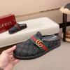 Gucci New Sol Mule Men's Black Canvas Slides