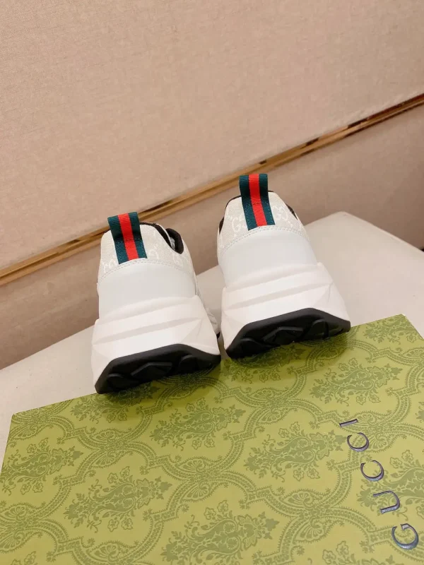 Gucci Run Men's White Leather Sneaker - Original Cowhide