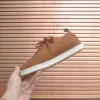Loro Piana Camel Cashmere Men's Sneakers
