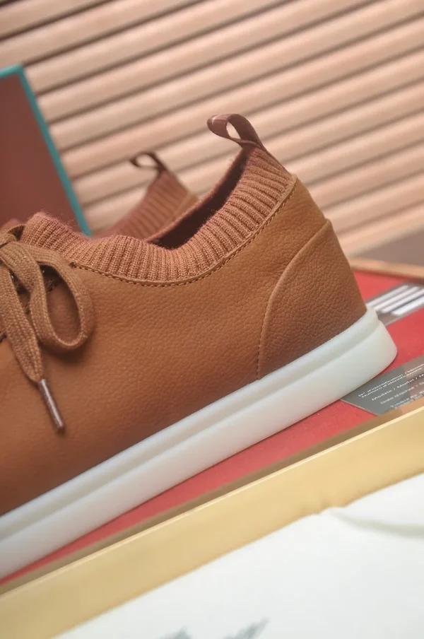 Loro Piana Camel Cashmere Men's Sneakers