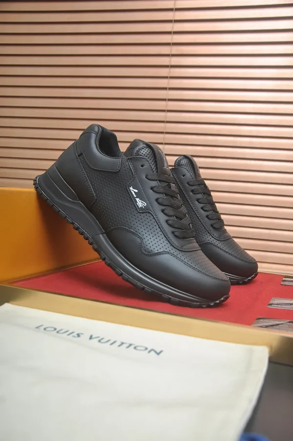 Louis Vuitton Beverly Hills Men's Black Leather Sneaker