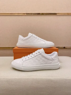 Louis Vuitton Luxembourg Men's White Leather Sneaker