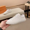 Louis Vuitton Luxembourg Men's White Leather Sneaker