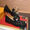 Louis Vuitton Major Loafer Men's Black Leather