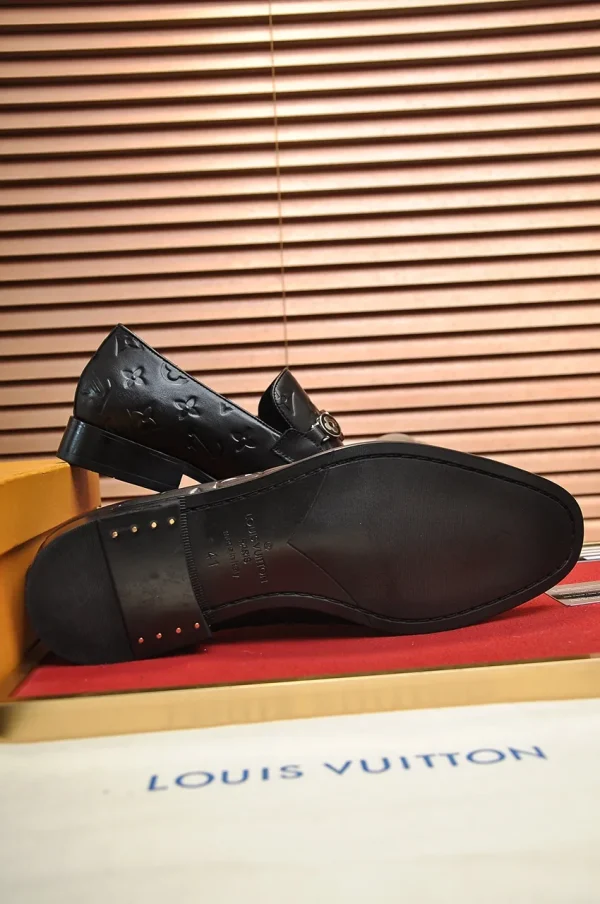 louis-vuitton-major-loafer-black-leather-sole-view-1 Louis Vuitton Major Loafer Men's Black Leather