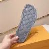 Louis Vuitton Oasis Mule Men's Grey Leather Slide
