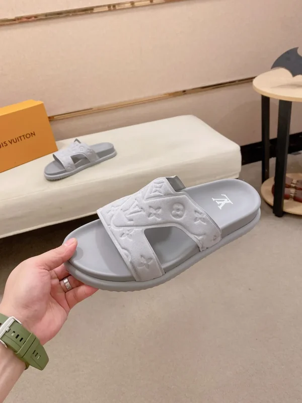 louis-vuitton-oasis-mule-mens-slide-comfort-side-view-3 Louis Vuitton Oasis Mule Men's White Slide Comfort