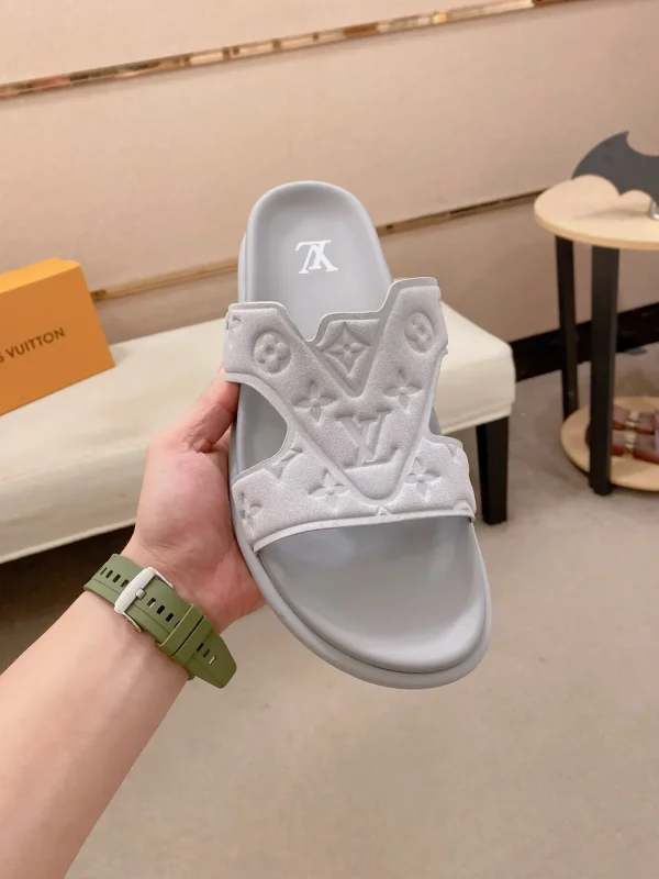 louis-vuitton-oasis-mule-mens-slide-comfort-side-view-4 Louis Vuitton Oasis Mule Men's White Slide Comfort