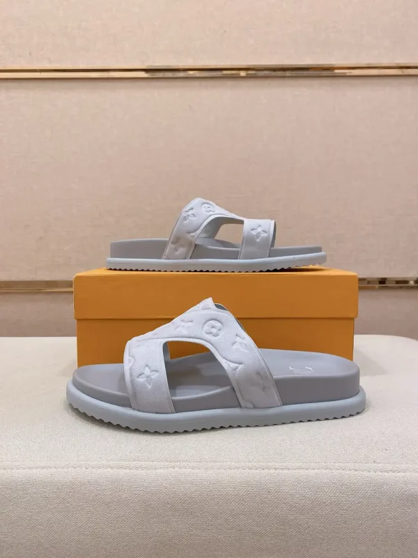 louis-vuitton-oasis-mule-mens-slide-comfort-side-view Louis Vuitton Oasis Mule Men's White Slide Comfort