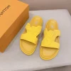 Louis Vuitton Oasis Mule Men's Yellow Leather Slide