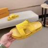 Louis Vuitton Oasis Mule Men's Yellow Leather Slide