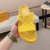 Louis Vuitton Oasis Mule Men's Yellow Leather Slide
