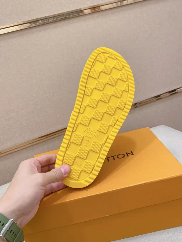 Louis Vuitton Oasis Mule Men's Yellow Leather Slide