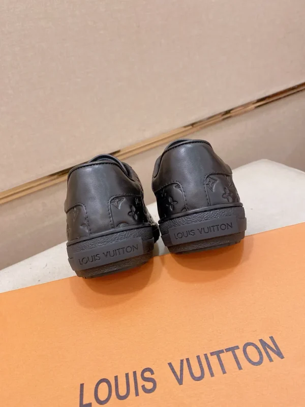 Louis Vuitton Rivoli Men's Black Leather Sneakers