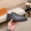 Louis Vuitton Rivoli Men's Black Leather Sneakers