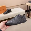 Louis Vuitton Rivoli Men's Black Leather Sneakers