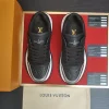 Louis Vuitton Run Away Black Leather Sneaker