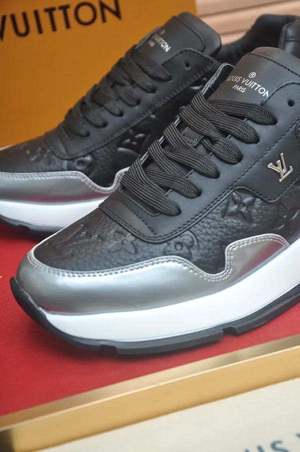 Louis Vuitton Run Away Black Leather Sneaker