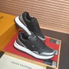 Louis Vuitton Run Away Black Leather Sneaker