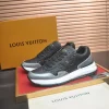 Louis Vuitton Run Away Black Leather Sneaker