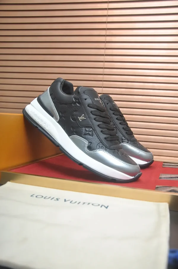 Louis Vuitton Run Away Black Leather Sneaker