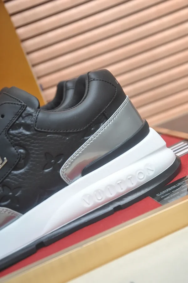Louis Vuitton Run Away Black Leather Sneaker