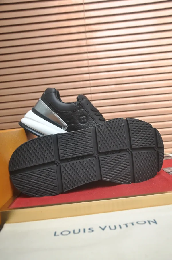 Louis Vuitton Run Away Black Leather Sneaker