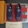 Louis Vuitton Run Away Sneaker Men's Black Leather