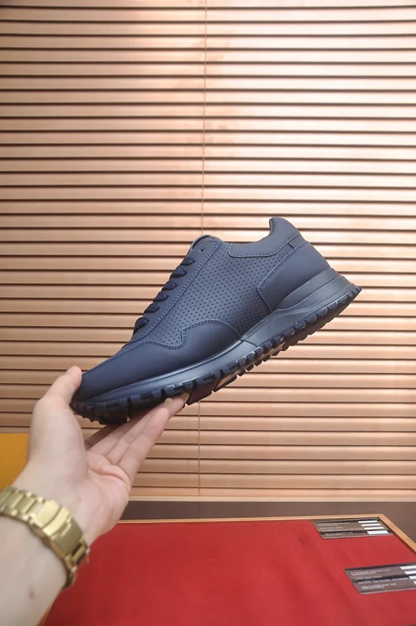 Louis Vuitton Run Away Sneaker Men's Black Leather