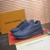 Louis Vuitton Run Away Sneaker Men's Black Leather